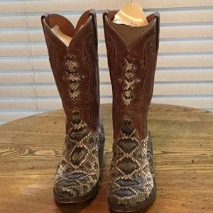 Lucchese rattle snake boots